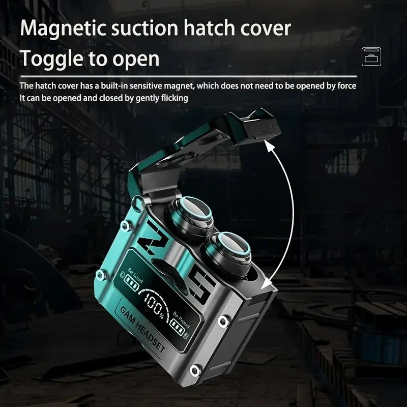 Wireless Bluetooth Headset High Quality Headphones Smart Touch Anti Sweat HD Sound Quality Stereo Earbuds With Power Bank