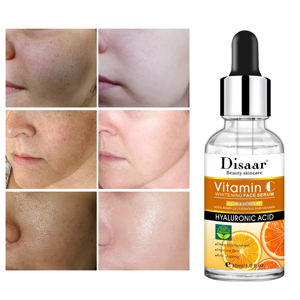 Disaar Vitamin C 30ml Face Serum Skin Tone Hyaluronic Acid