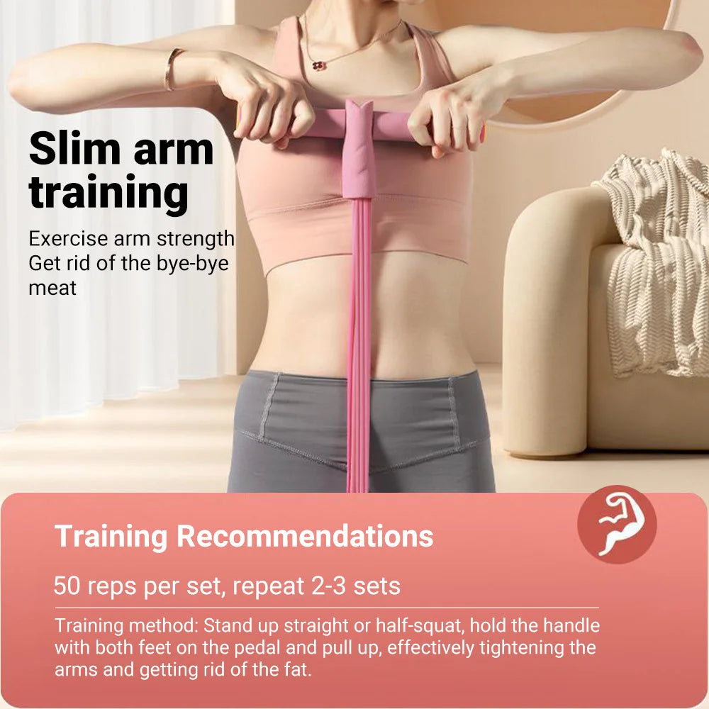 Yoga Pedal Resistance Bands Puller