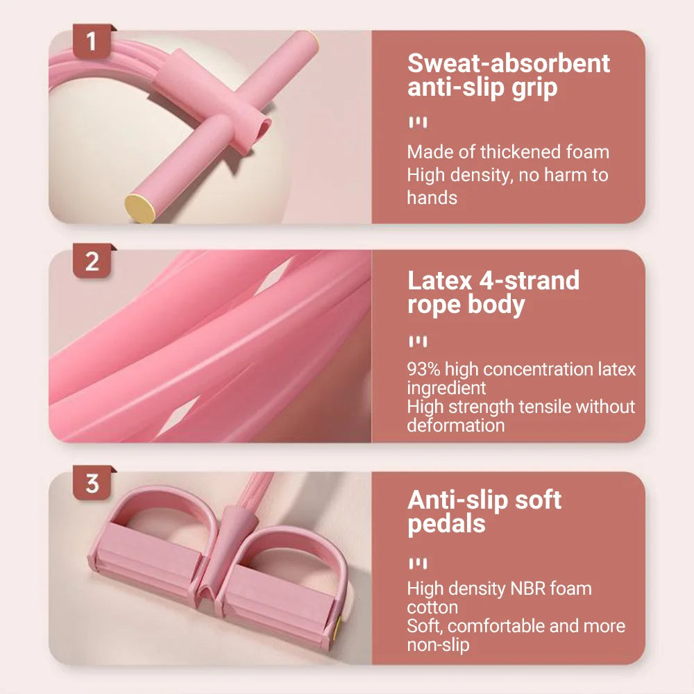 Yoga Pedal Resistance Bands Puller