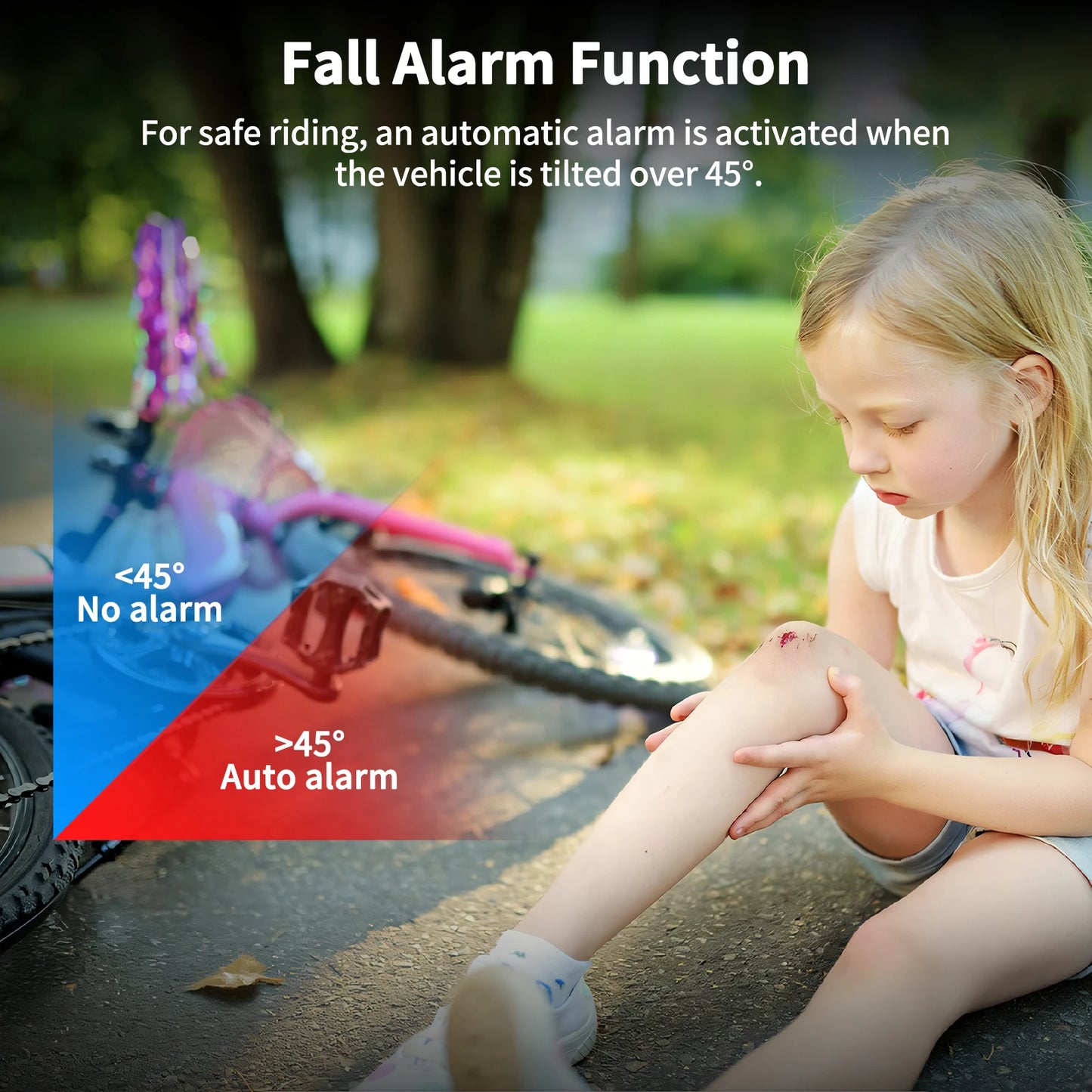 Camluxy Wireless Bike Alarm with Remote