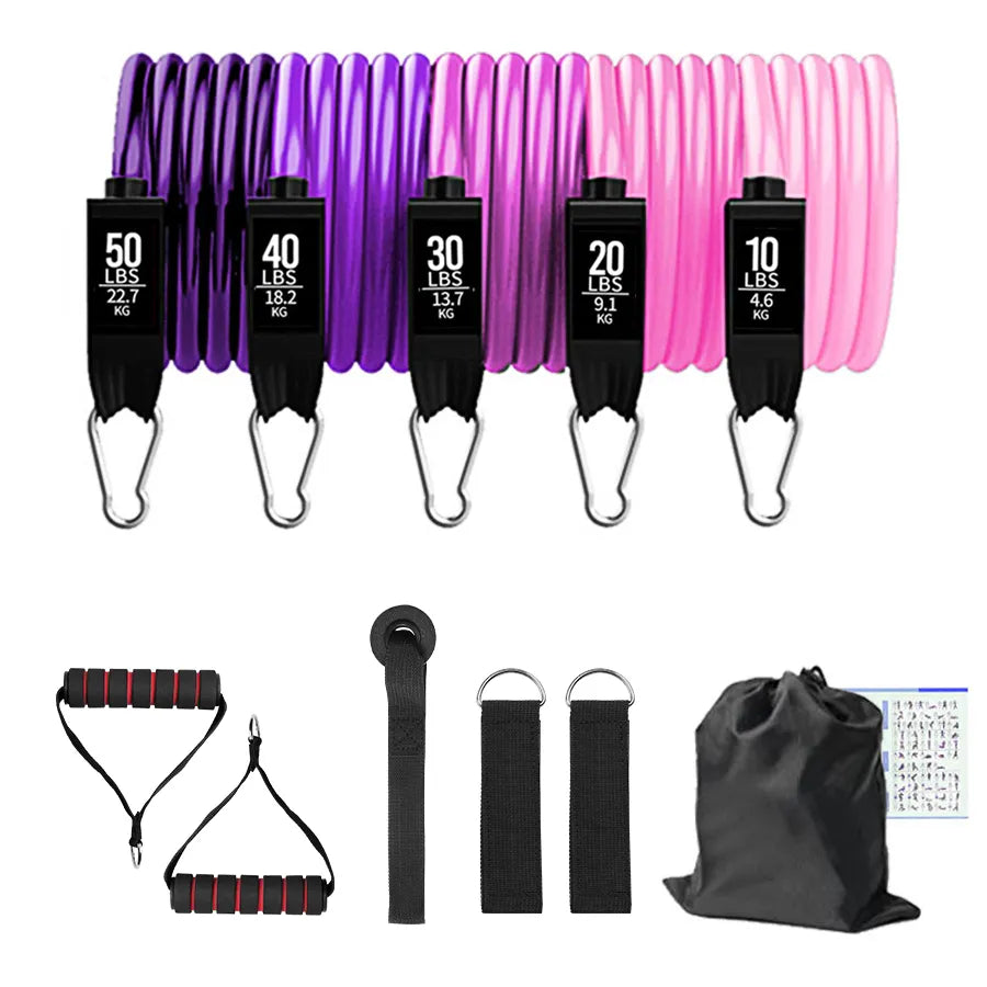 Fitness Resistance Bands Set Yoga