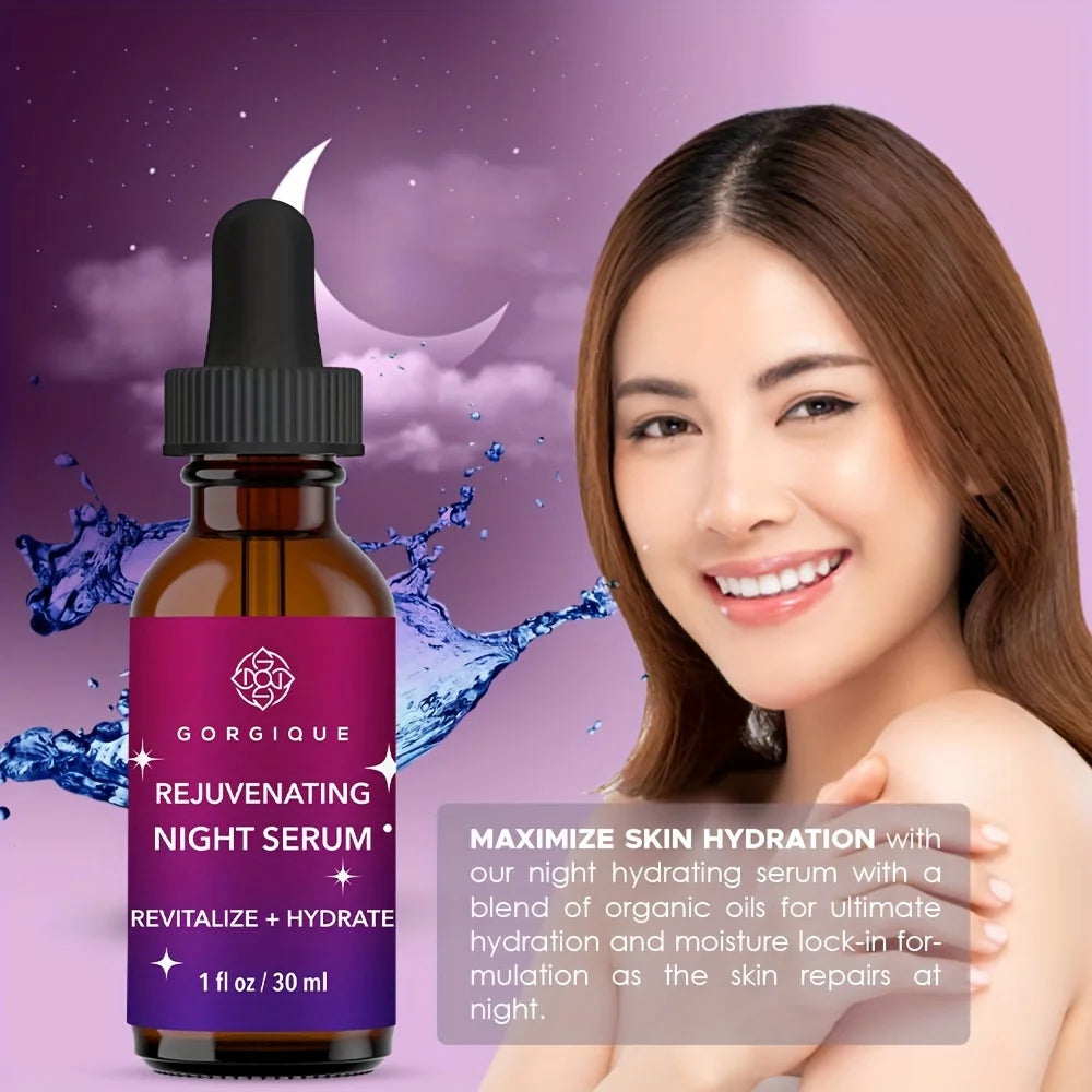 Advanced Night Facial Serum for Skin Care