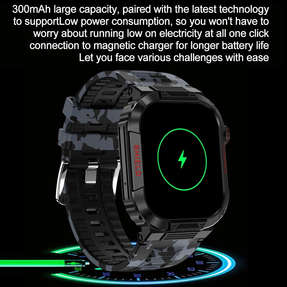 Men Outdoor GPS Exercise Tracking Smartwatch