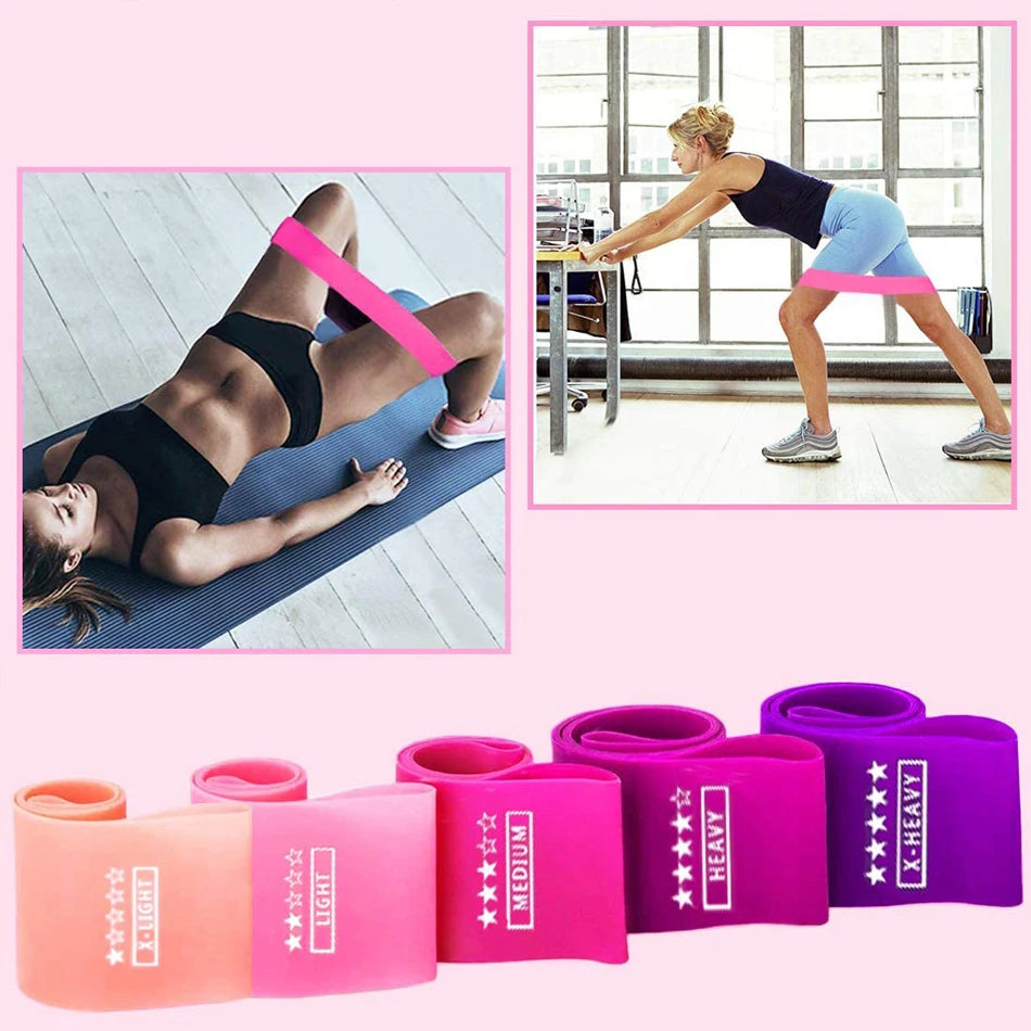Gym Fitness Resistance Bands for Yoga Stretch